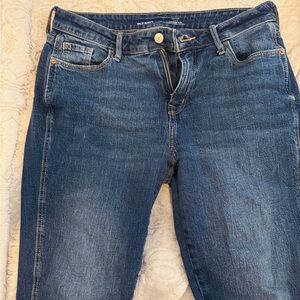 Old Navy High-Rise Curvy Vintage Slim Dark Wash Jeans
